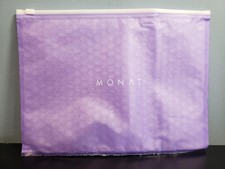 Monat Purple Bag with Zipper - 11" x 8" Product Carrying Case - New 