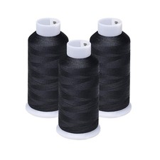 60WT Bobbin Fill Thread Machine Embroidery Thread Black 900