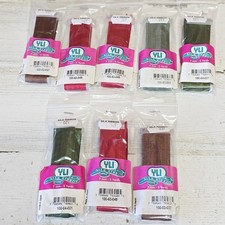 YLI 7mm 5 Yards Silk Ribbon Lot Of 8 Made in Japan Embroidery Crafts NIP Lot 13