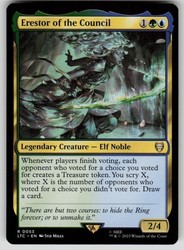 Erestor of the Council #53 Rare Commander: The Lord of the Rings: Tales of Middle-earth