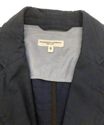 ENGINEERED GARMENTS BAKER JACKET WORKWEAR BLAZER MEN NAVY COTTON
