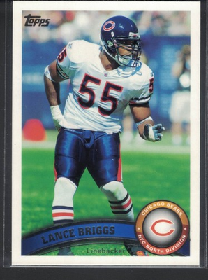 #ad 2011 Topps Lance Briggs #5 Bears $1.99