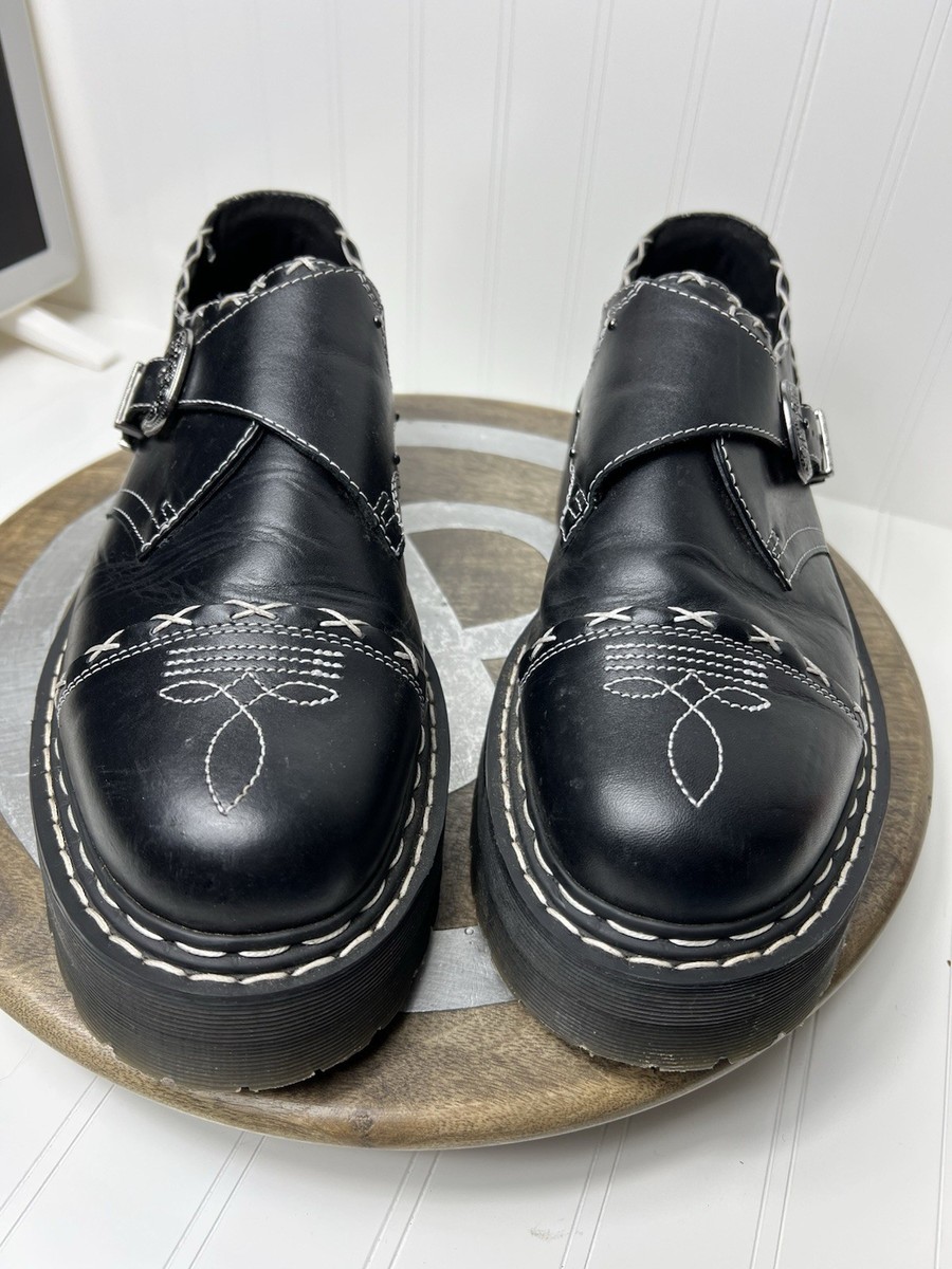 Dr. Martens Gothic Americana Monk Quad Loafers Limited Edition US