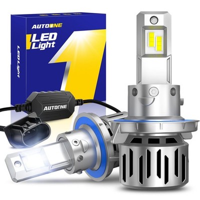 AUTOONE H13 9008 LED Headlight Bulbs High Low 80000LM for Ford F-150 2004-14 EOA