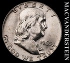1963-D Franklin Half Dollar- Silver- Uncirculated- Luster- No Reserve #L6946 — photo 1