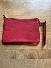 Thirty One Jewell Ruby Mini Bag/clutch With Wristlet Strap Cherry Red Used