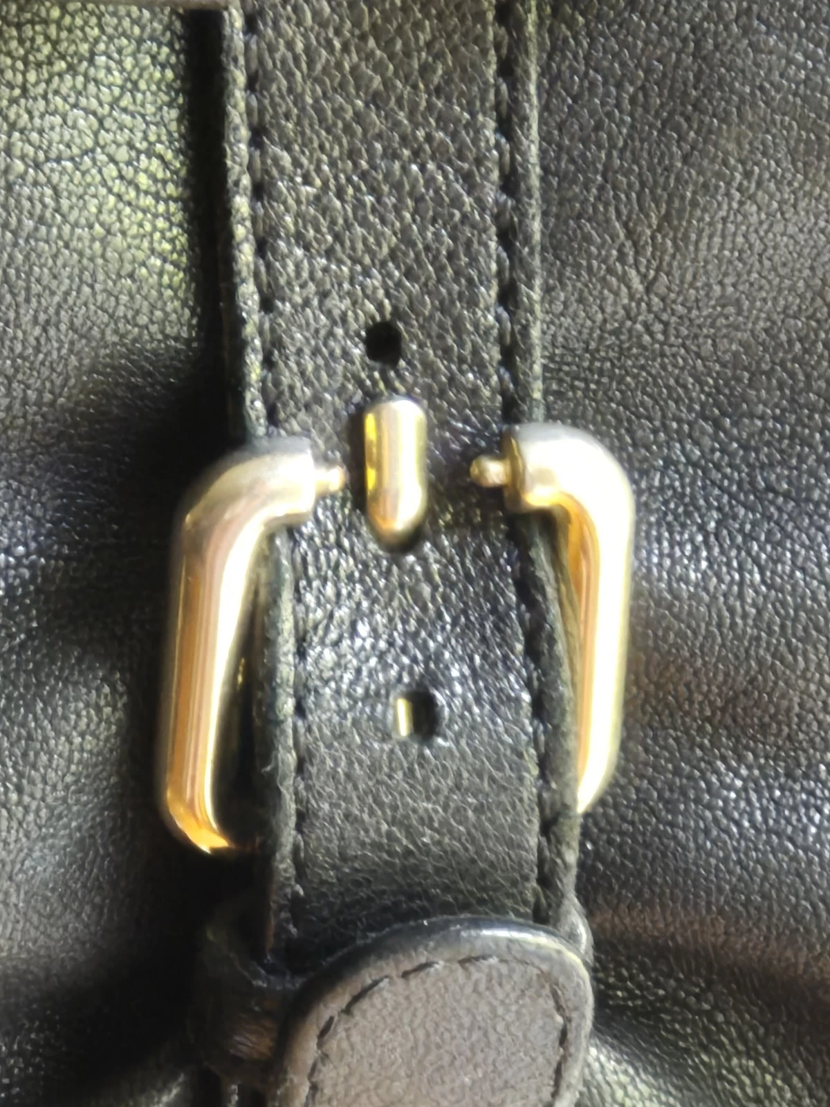 Borsa a tracolla messenger vintage Valentino rosso nero pelle invecchiata