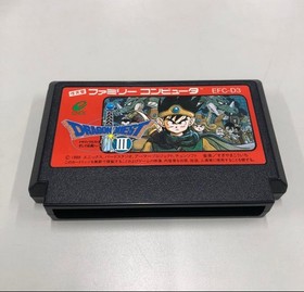 Nintendo Famicom FC NES Dragon Quest 1 2 3 4 I II III IV set ENIX Japan Version