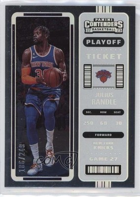 2022-23 Panini Contenders Playoff Ticket /249 Julius Randle #14 1cx3