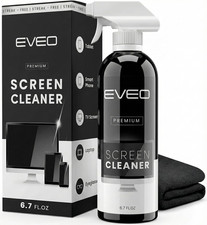 EVEO Screen Cleaner Spray - Large Screen Cleaner Bottle - TV Screen Cleaner