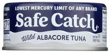 Safe Catch Wild Albacore Tuna 5 Oz Canned Seafood