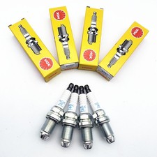 4x NGK Zündkerzen BKUR6ET-10 2397 Für  Golf Passat Polo Audi A3 A4 A6 Seat