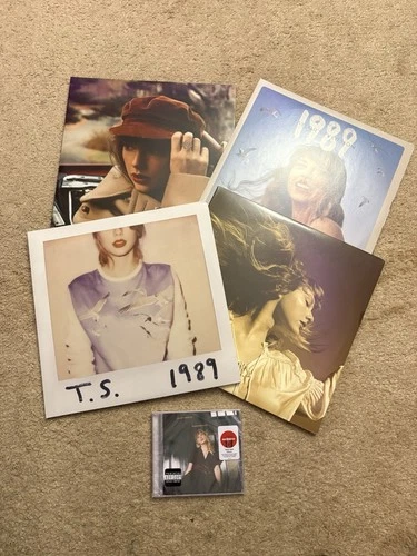 Taylor swift record Lot: Fearless, Speak now,Red, Evermore,1989,Lover,Midnights
