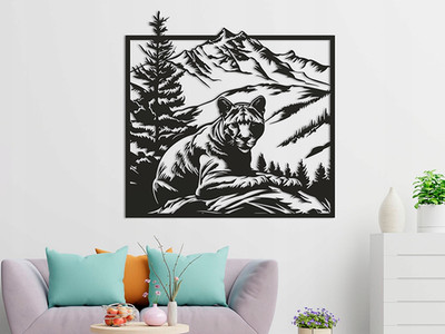 Wilde Wandkunst | Natur Wohndeko | Wohnzimmer Geschenk | UK-Verkäufer | 25 cm