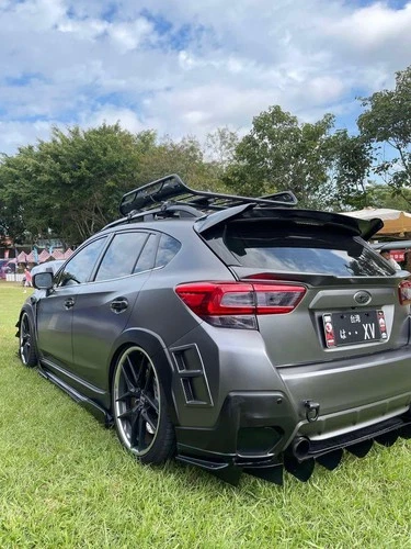 Kakumei Unpainted Trunk Middle Spoiler FITS 2018-2021 18 19 20 21 Subaru Impreza