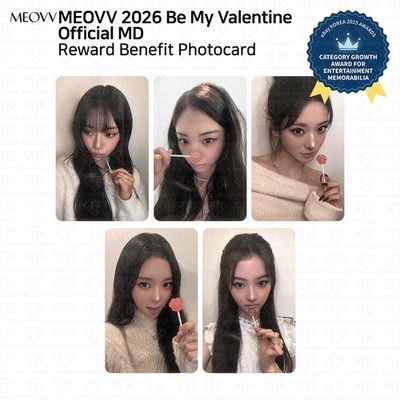 MEOVV 2026 Be My Valentine Official MD Reward Benefit Photocard | eBay