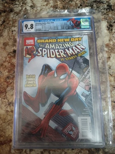 Amazing Spider-Man 546 CGC 9.8 Brand New Day first Mr Negative New York Label!