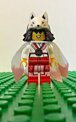 LEGO Ninjago Akita Minifigure (njo508) & White Wolf (ID: 6265264)  LEGO Toys