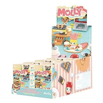 POP MART MOLLY Kochserie PVC & ABS Sammelfiguren 8er Box