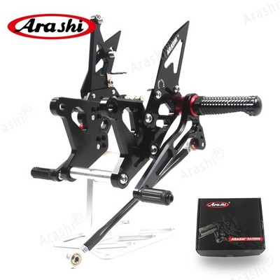 For Kawasaki Ninja ZX-6R ZX636 2005 2006 Arashi Adjustable Footrest Rearsets