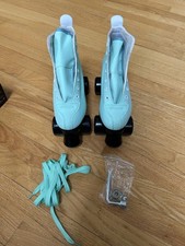 Stylish Aqua Blue Roller Skates - Size 36