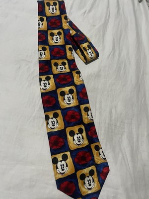 Tie Rack Disney 100% Pure Silk Made in Italy Mickey Mouse 