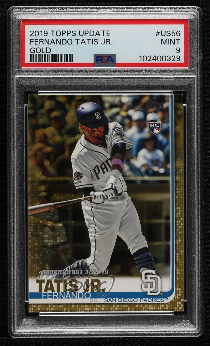 2019 Topps Update Rookie Debut Gold /2019 Fernando Tatis Jr #US56 PSA 9 MINT ls5