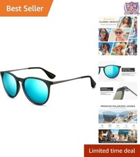 Vintage Round Sunglasses for Women Men Polarized UV400 Lightweight Style