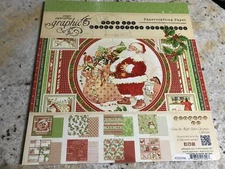 Graphic 45 12x12 Paper Pad - TWAS THE NIGHT BEFORE CHRISTMAS