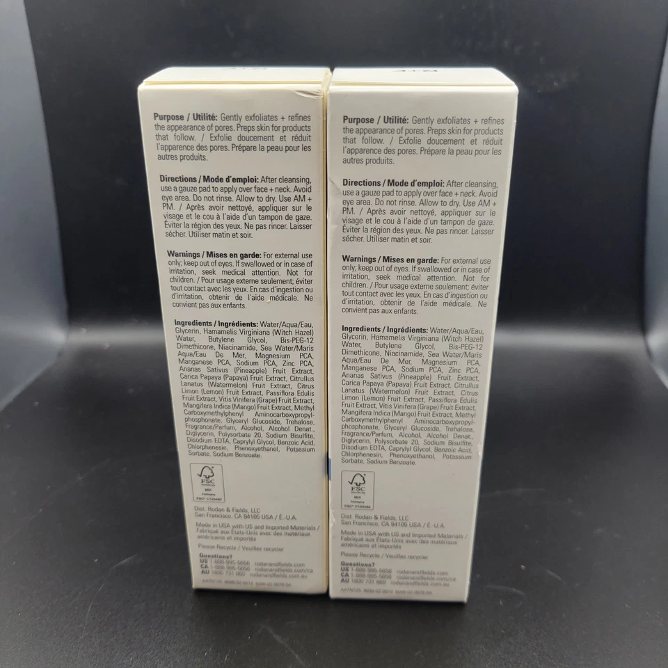 2x Rodan and Fields Redefine Toner Pore Refining 4.2 fl oz New Sealed Step 2 R+F - Image 2 of 2