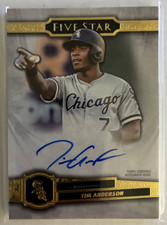 2021 Topps Five Star Tim Anderson #FSA-TAY auto
