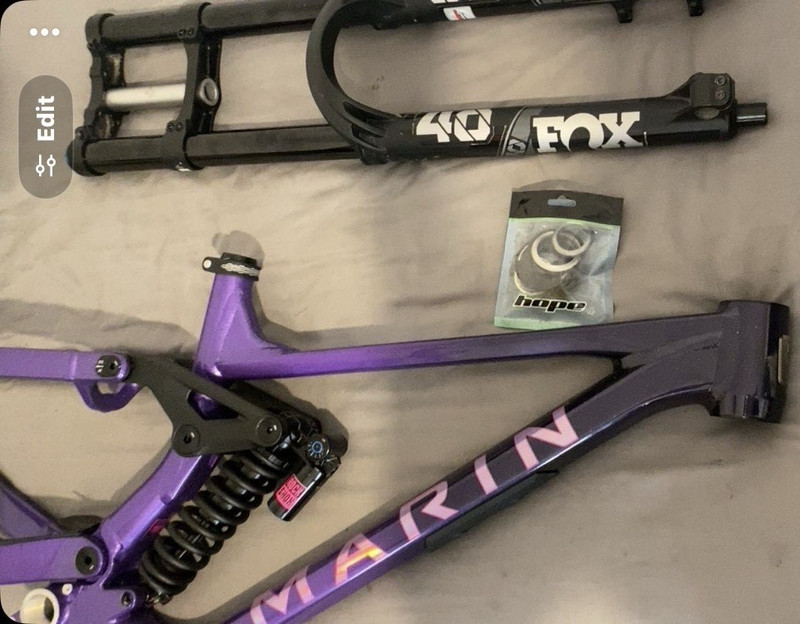 FOX Fox 40 Dual Crown MTB Suspension Fork 200mm + Marin quake frame and shock