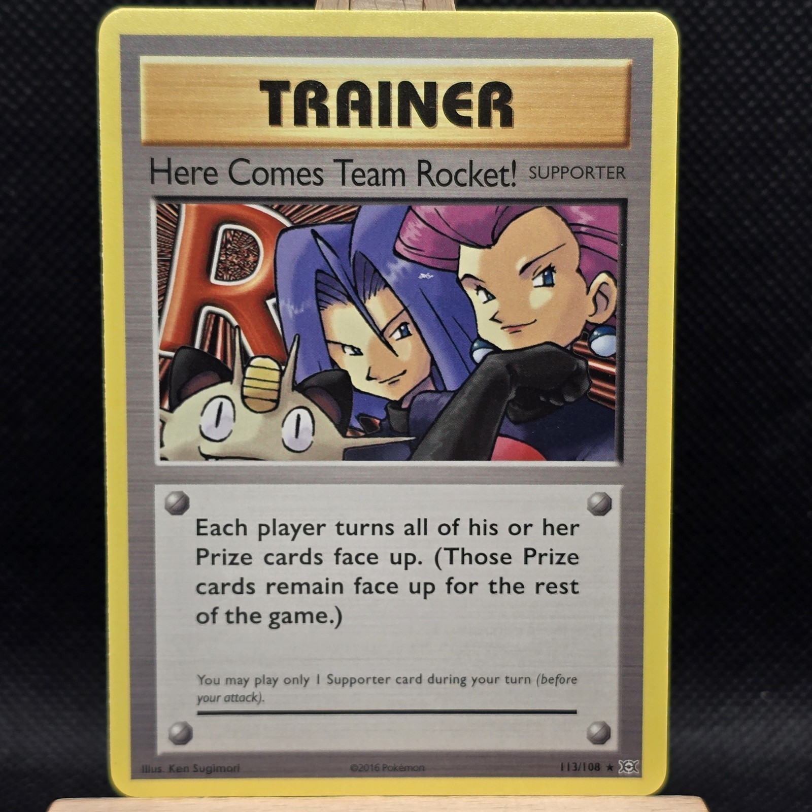 ▸ Here Comes Team Rocket | XY - Evolutions | Secret Rare | 113/108 | NM