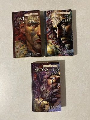 Forgotten Realms  Erevis Cale Trilogy Set PB Paul Kemp Midnight Mask Lot VG! Pic