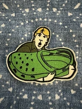 CROC HUNTER 3x3 Embroidered Morale Patch Hook Backing Brand New