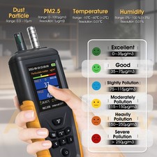 Air Quality Monitor PM2.5/10 Professional Dust Particle Counter 3-Channel  1000&mu;