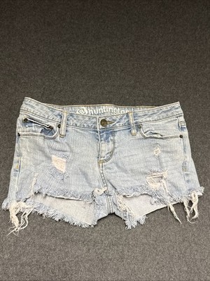 BKE  Buckle Shorts Size 9 Short Denim Cut Off Destressed Y2k Vtg