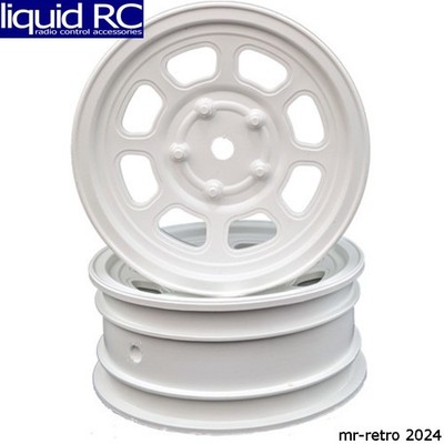 DE Racing DSBAFW Speedway Buggy Wheels for Associated B6/Customworks 4 Front W
