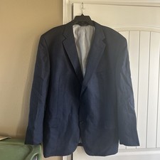 Jos A Bank Tailored Fit Blazer 50 XL 100 Linen Button Sport Coat