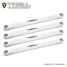 Losi MINI LMT Treal Machined Aluminum Lower 4-Link Set - SILVER