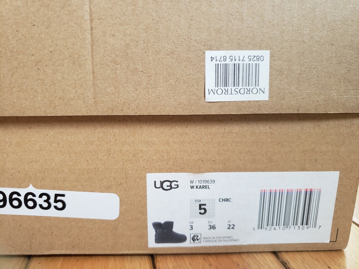 と. UGG® Karel Boot (Women) 5 M, CHARCOAL SUEDE | eBay