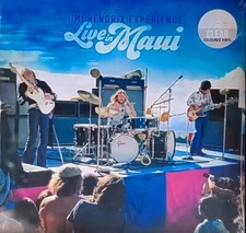 JIMI HENDRIX - LIVE IN MAUI - CLEAR VINYL LP " NEW, SEALED "