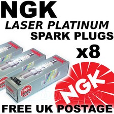 8x NGK Laser Platinum CANDELE MASERATI QUATTROPORTE 3,2 lt V8 99--> n. 5851