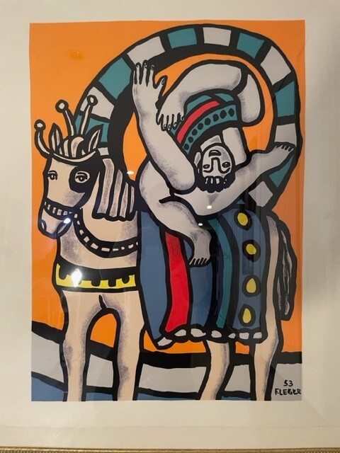 Fernand Leger、FEMMES ACROBATES、希少画集画 1990 After