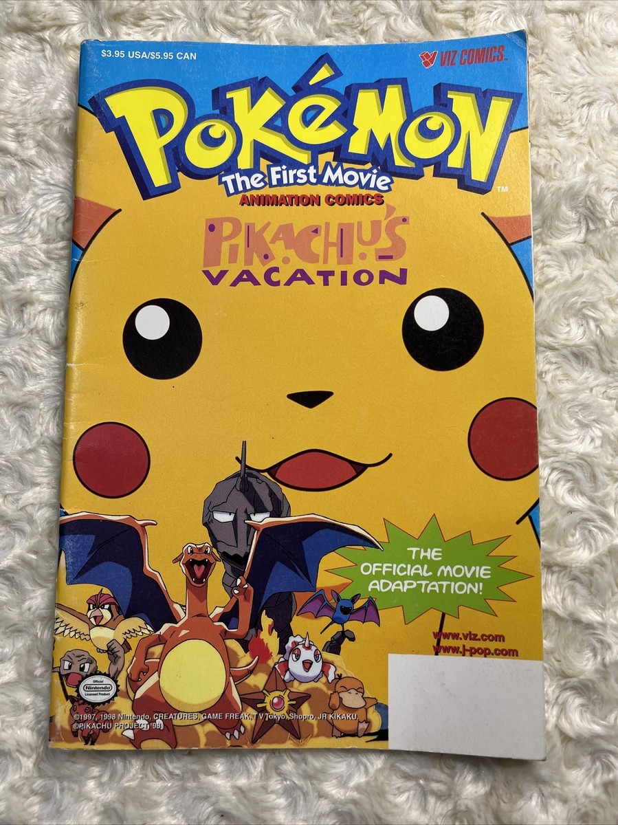 1998 Pokémon The First Movie Pikachu's Vacation Animation Comics
