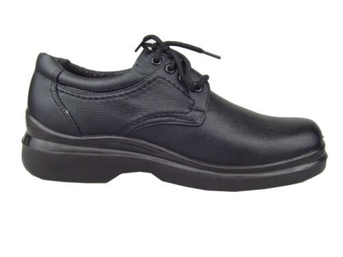 Mens Restaurant Kitchen Non-slip Skid Resistance Oil Resistant Work Lace Shoes - Picture 4 of 6
