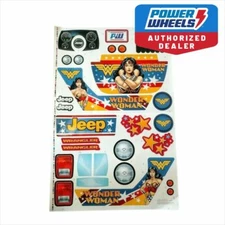 Power Wheels 3900-5425 Decal for Wonder Woman Jeep Wrangler