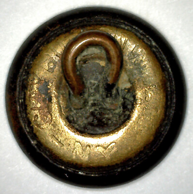 Military Service Button City Button Works New York Great