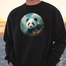 Panda Portrait Sweatshirt Cosy and Perfect for Any Occasion S to 4XL