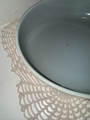 Bauer Pottery Bowl 8.5” Gray Pasta Salad Serving Bowl No Chips Or